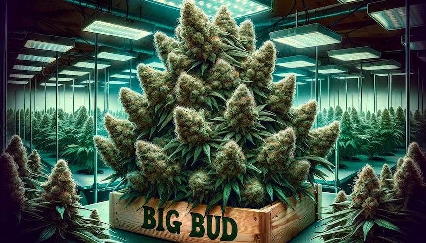 Die Genetik der Big Bud-Cannabissamen.