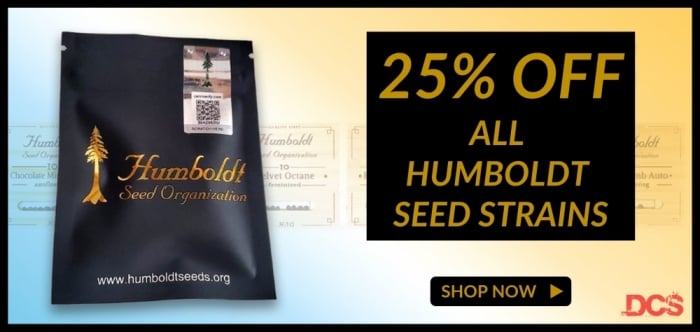 25% Off Humboldt Seeds - Discount Cannabis Seeds