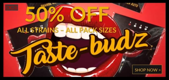 50% Off Tastebudz - Discount Cannabis Seeds