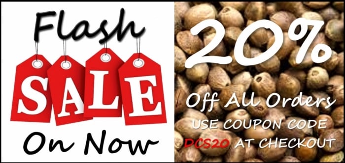 Flash Sale - 20% Off - Discount Cannabis Seeds